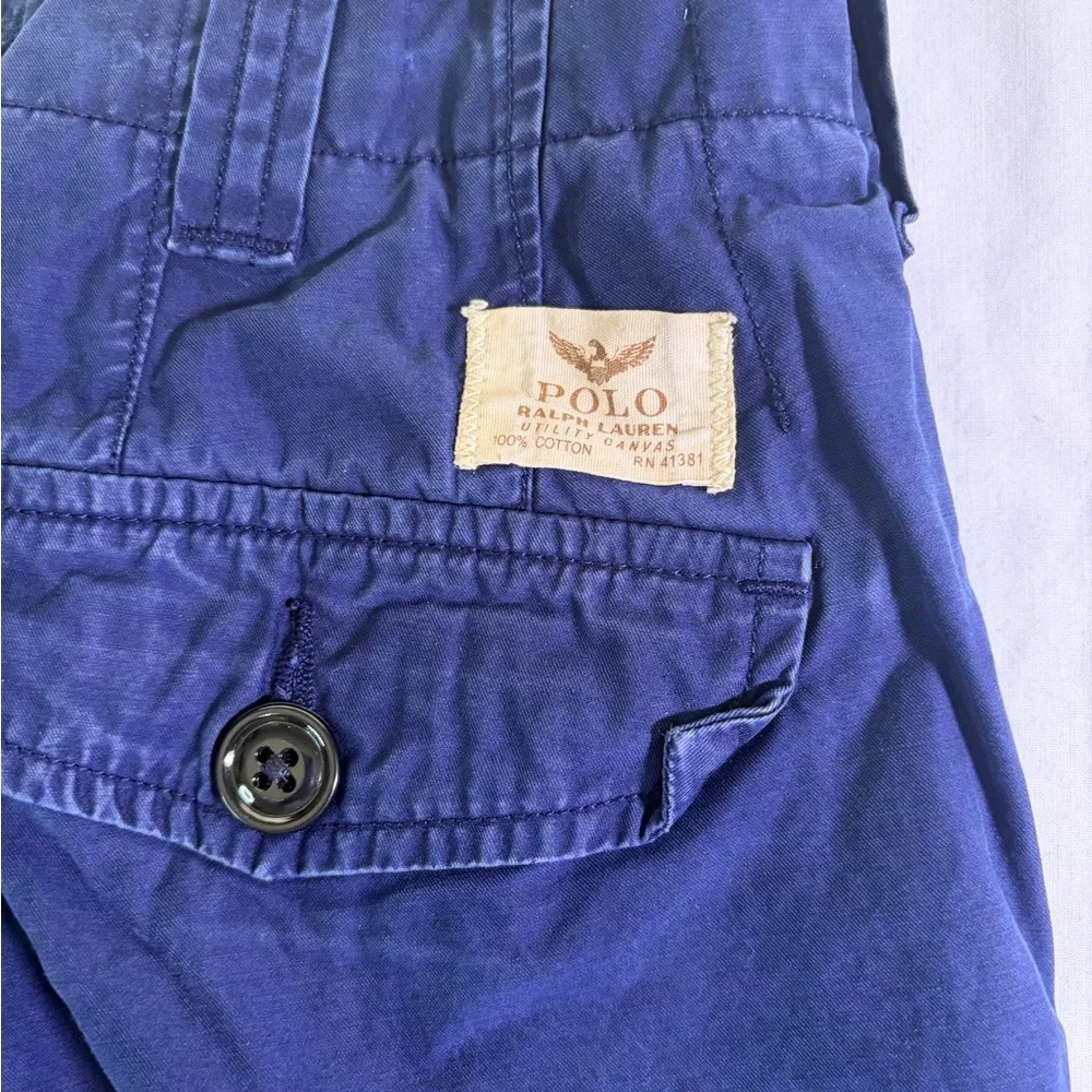 Polo by Ralph Lauren Navy Cargo Shorts Utility Classic Size 30 Men
